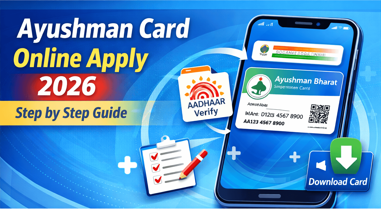 Ayushman card online registration 2026 step by step guide